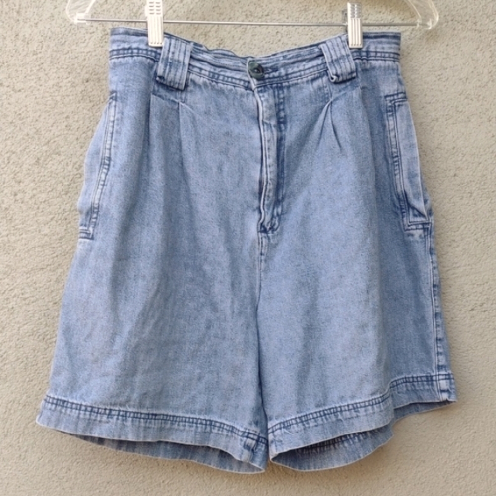 Flawed White Stag High Waisted Denim Shorts Vintage Women's 8 (28" Waist)